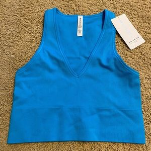 Athleta Aurora Crop Rib Tank NWT